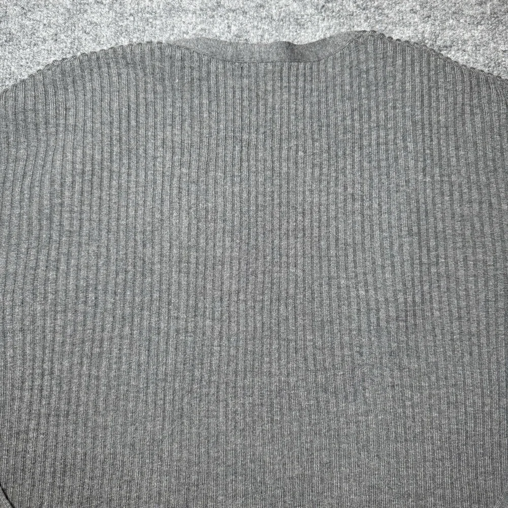 COS 100% Wool Button Up Cardigan Sweater Gray Minimalist Capsule Womens Size L - Picture 11 of 12